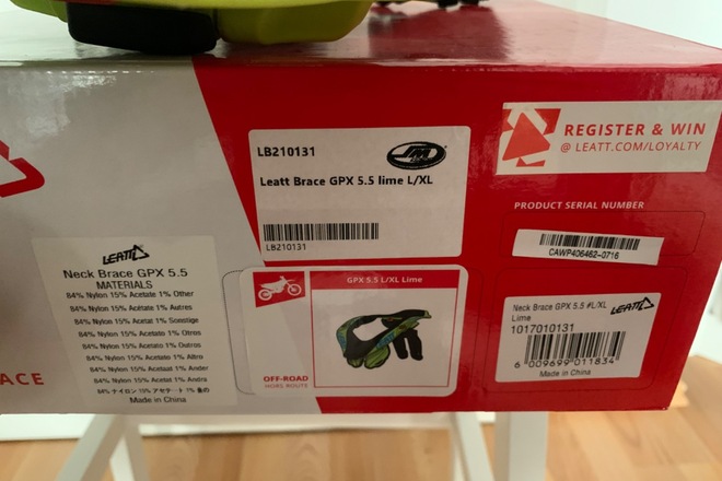 Leatt GPX Nackenstütze 5.5 Lime