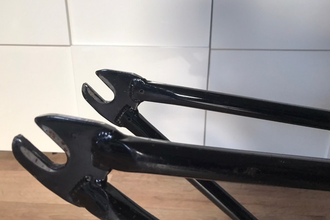 BMX Oldschool DK Rahmen schwarz 20 Zoll 4130 Chromoly Stahl