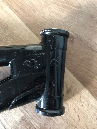 BMX Oldschool DK Rahmen schwarz 20 Zoll 4130 Chromoly Stahl
