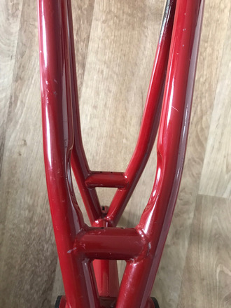 BMX Rahmen Oldschool 20 Zoll RH28 4130 Chromoly Stahl weinrot mar