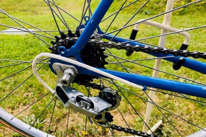 MOTOBECANE RENNRAD Stahl Vintage blau komplett überholt RH54cm
