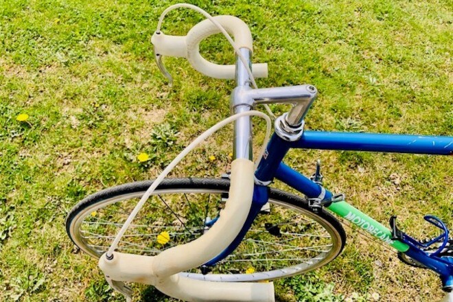 MOTOBECANE RENNRAD Stahl Vintage blau komplett überholt RH54cm