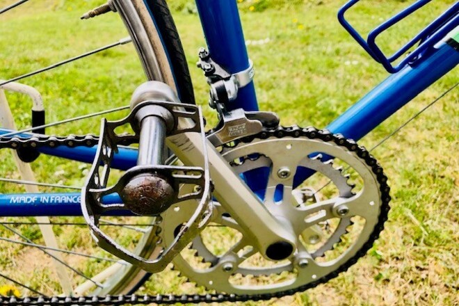 MOTOBECANE RENNRAD Stahl Vintage blau komplett überholt RH54cm