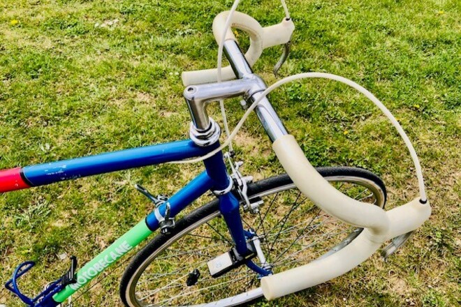 MOTOBECANE RENNRAD Stahl Vintage blau komplett überholt RH54cm