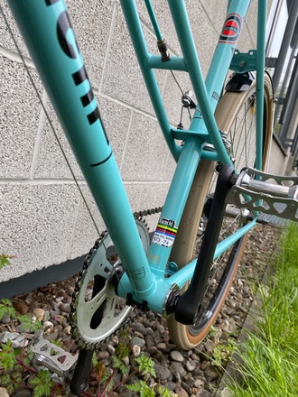 BIANCHI CELESTE CAMPIONE DEL MONDO 1973-74 MIXTE VINTAGE FLATBAR 