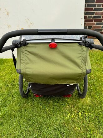 Thule Chariot Cap 2 Fahrradanhänger mit Babyhängematte