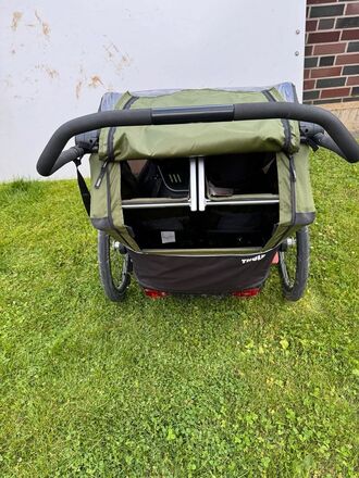 Thule Chariot Cap 2 Fahrradanhänger mit Babyhängematte