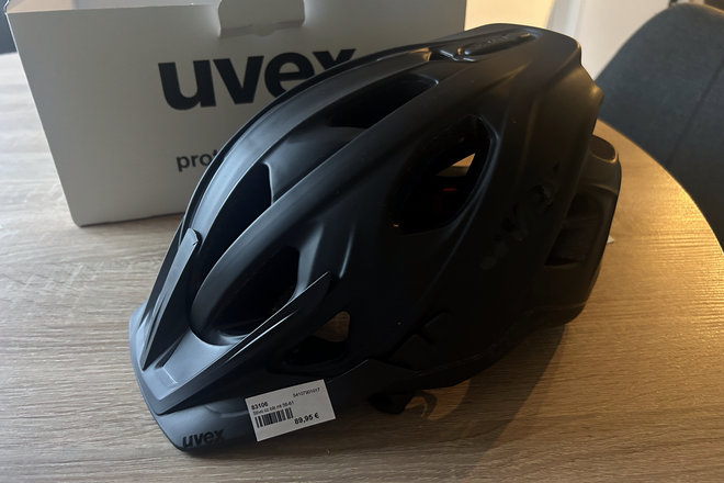 Fahrradhelm uvex "stico cc black matt" 56-61cm - NEU & UNGETRAGEN