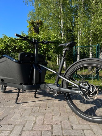 Cube Cargo Dual Hybrid 1000 - Pedelec Cargo Bicycle | iridium n b