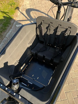 Cube Cargo Dual Hybrid 1000 - Pedelec Cargo Bicycle | iridium n b