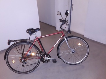verkaufen: Fahrrad mit Zubehör sehr gut. Zustand mit 5Gang Shimano Schaltung