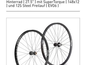 verkaufen: Syntace W33I LAUFRADSATZ 29"/27.5"