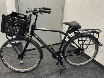 vendita: Neuwertig! Gazelle Heavy Duty 7 NL Schwarz Herren Fahrrad