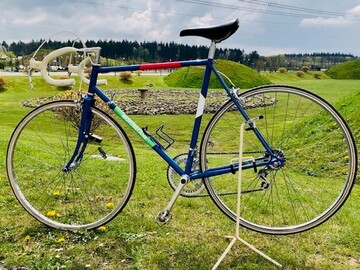 verkaufen: MOTOBECANE RENNRAD Stahl Vintage blau komplett überholt RH54cm