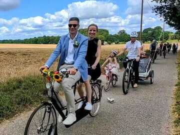 vermieten: GAZELLE  "Hochzeits—Tandem"